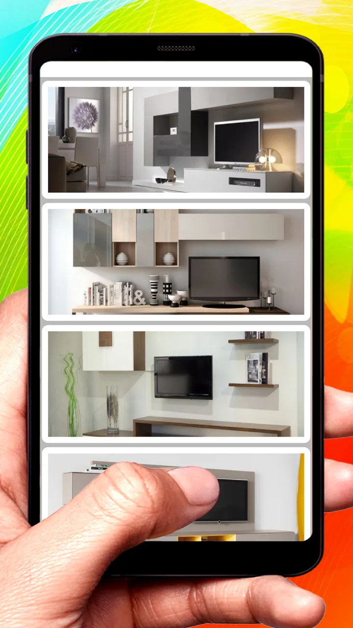 Modern TV Shelves Design | Indus Appstore | Screenshot