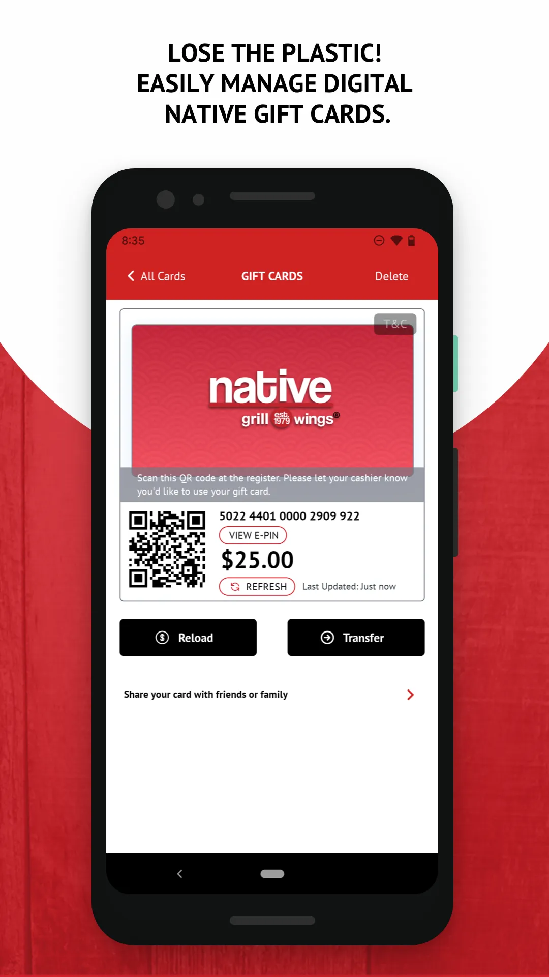 Native Grill and Wings | Indus Appstore | Screenshot