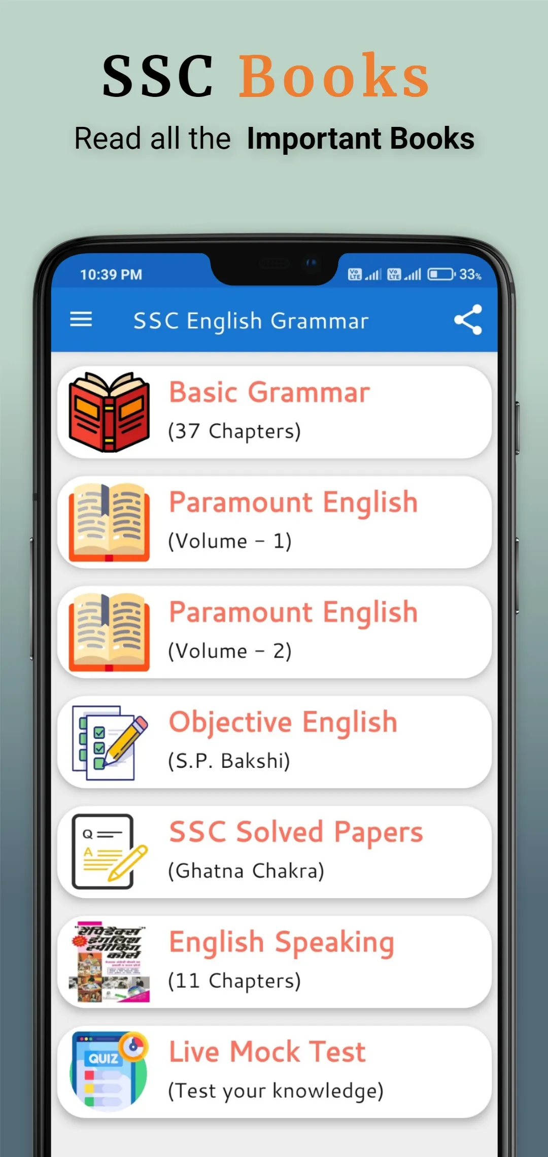 SSC English Grammar Book 2024 | Indus Appstore | Screenshot