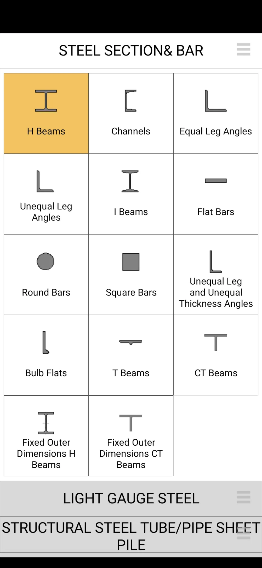 Kouzaitap(Metal Calculator) | Indus Appstore | Screenshot