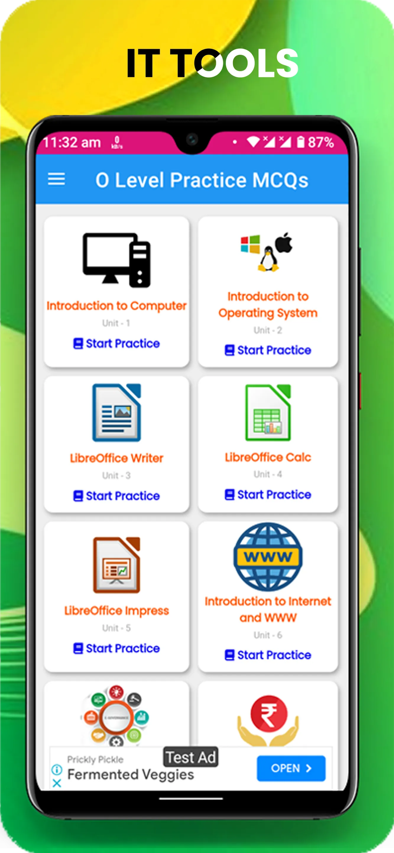 O Level Practice MCQs | Indus Appstore | Screenshot