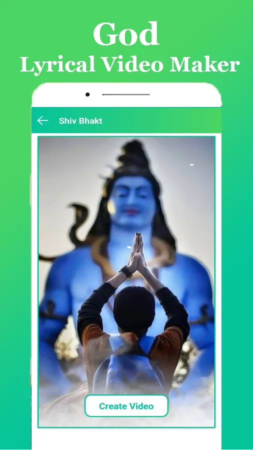 God Lyrical Video Status Maker | Indus Appstore | Screenshot