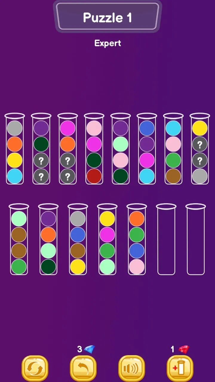 Bubble Sort Color Puzzle | Indus Appstore | Screenshot