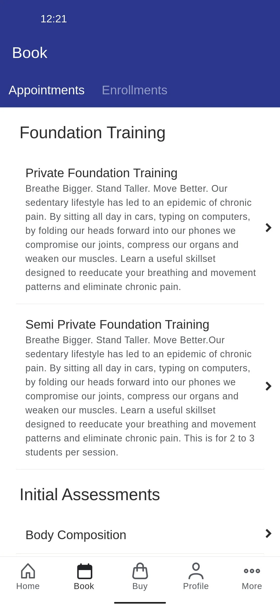 reBalance Fitness Company | Indus Appstore | Screenshot