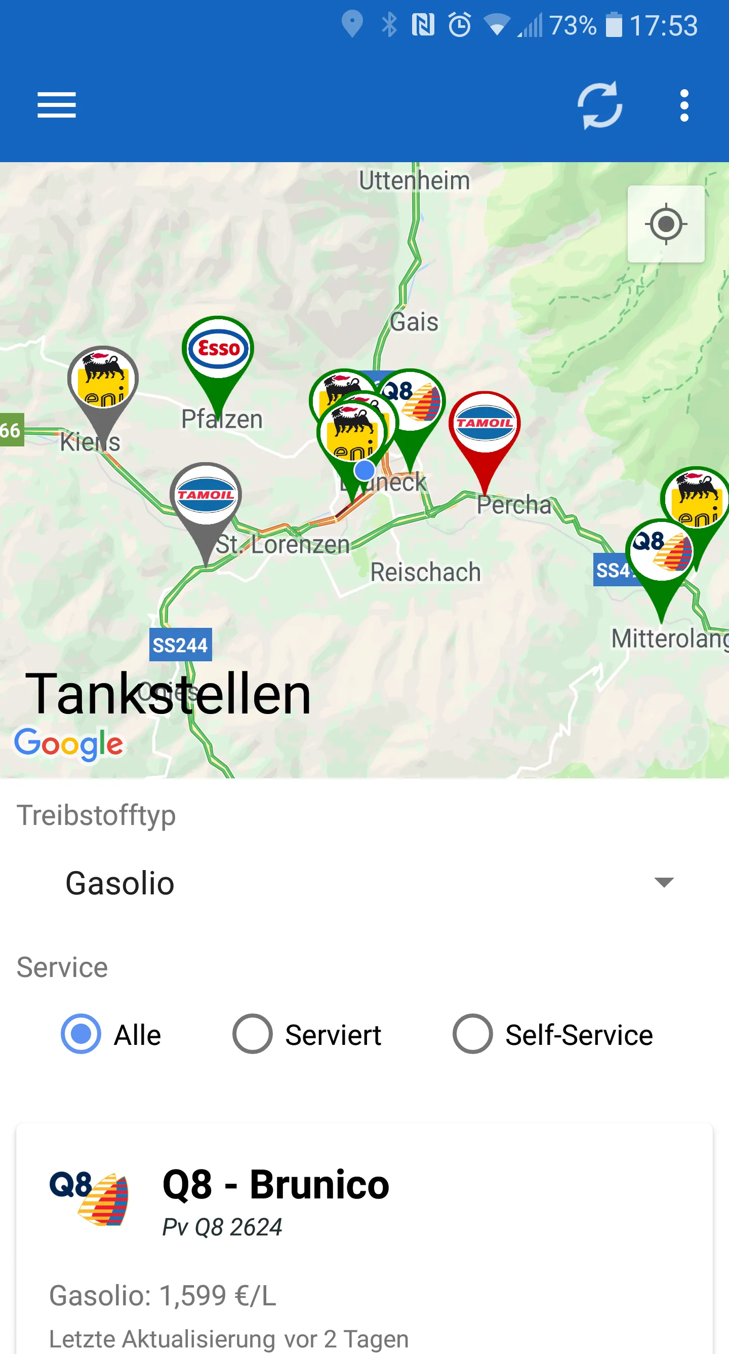 Südtirol - Verkehr | Indus Appstore | Screenshot