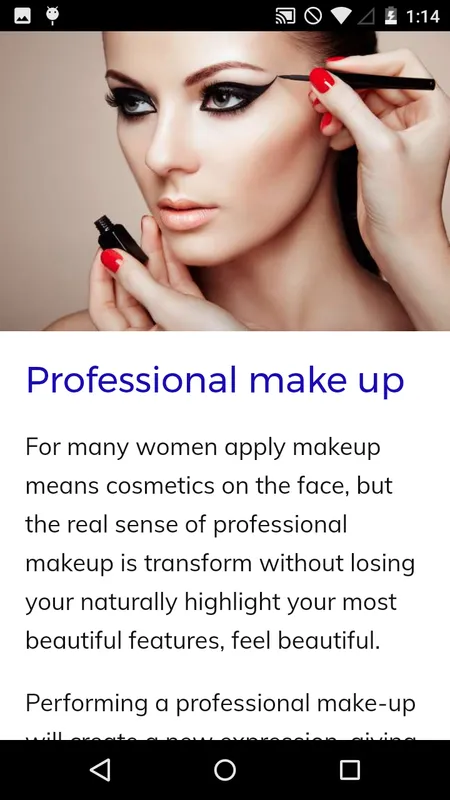 Professional Makeup Course | Indus Appstore | Screenshot