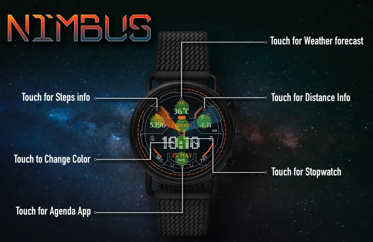 Nimbus Watch Face | Indus Appstore | Screenshot