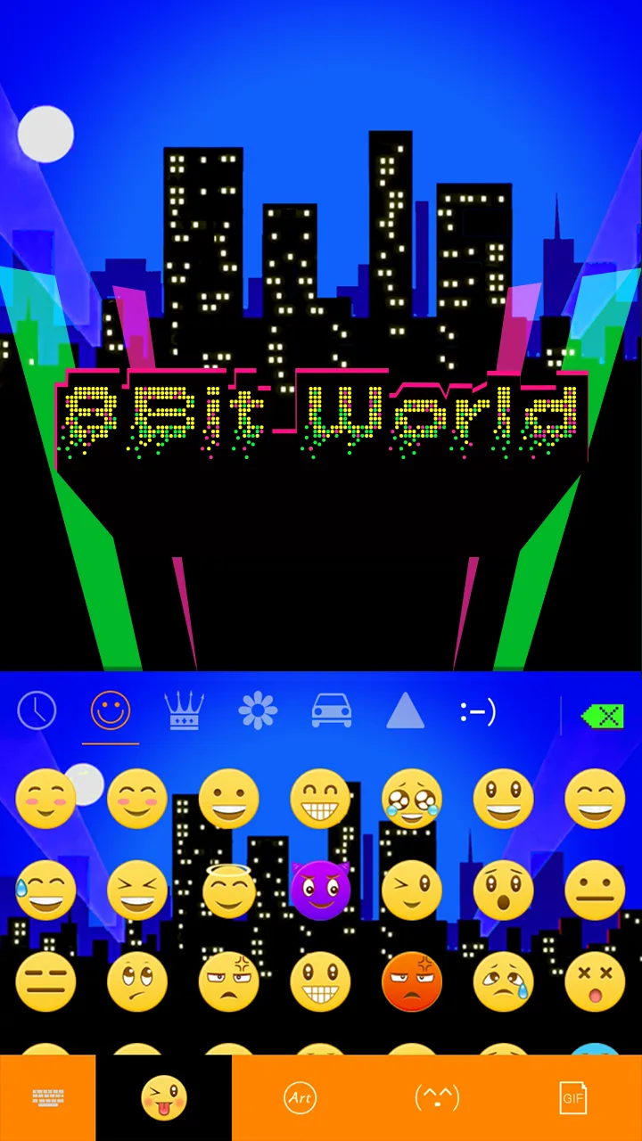 bitworld Keyboard Theme | Indus Appstore | Screenshot