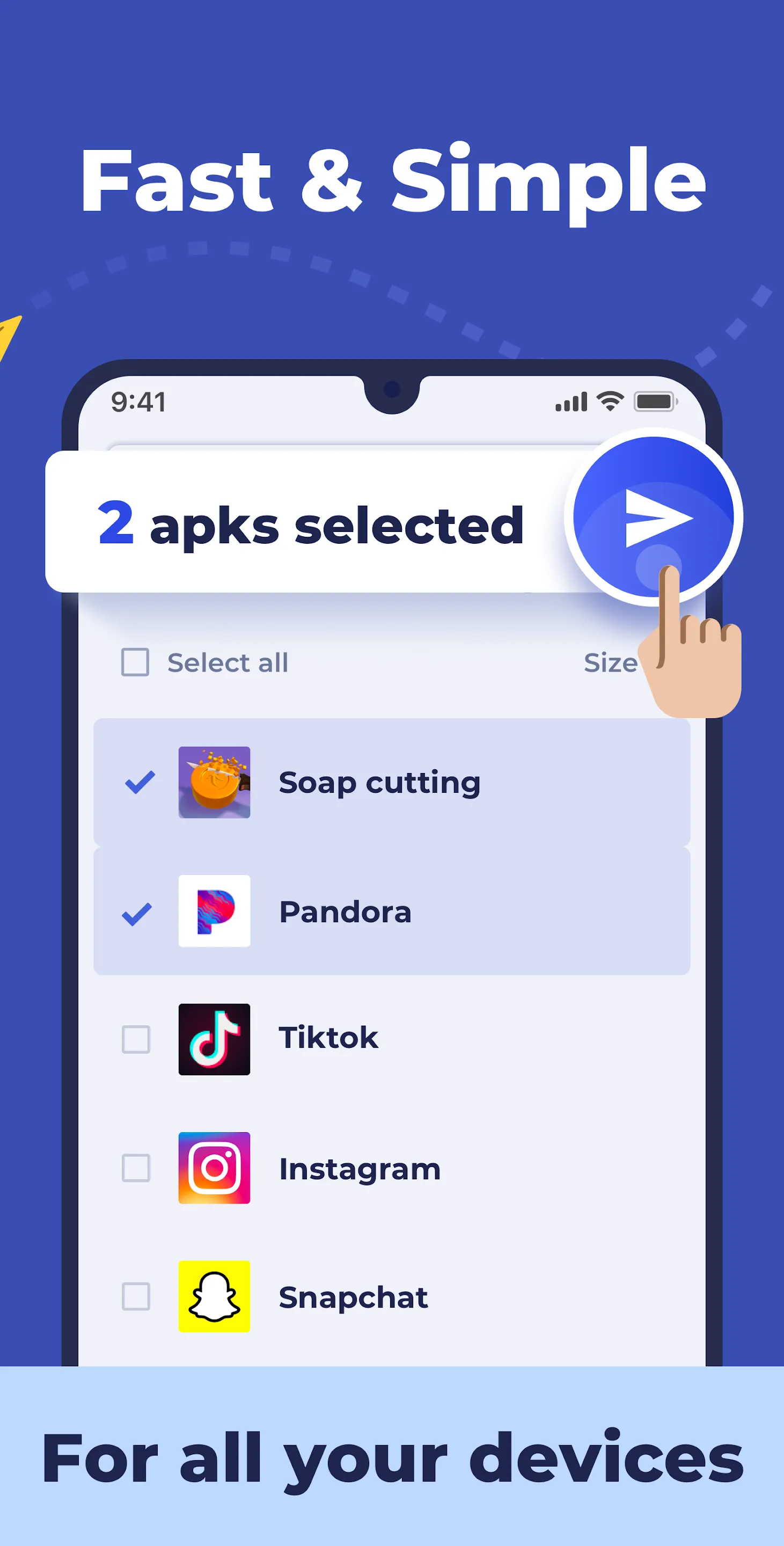 Apk Share - Bluetooth Transfer | Indus Appstore | Screenshot