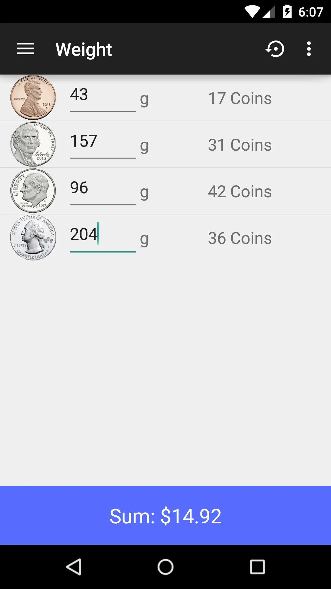 Coin Counter | Indus Appstore | Screenshot