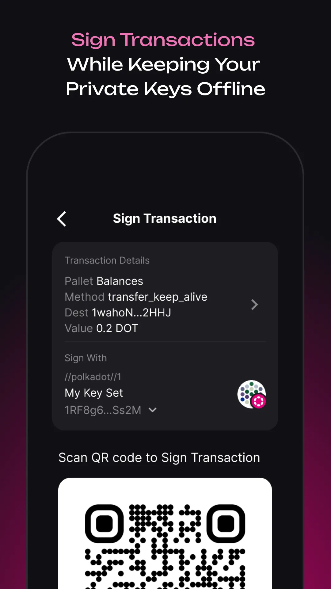 Polkadot Vault (Parity Signer) | Indus Appstore | Screenshot