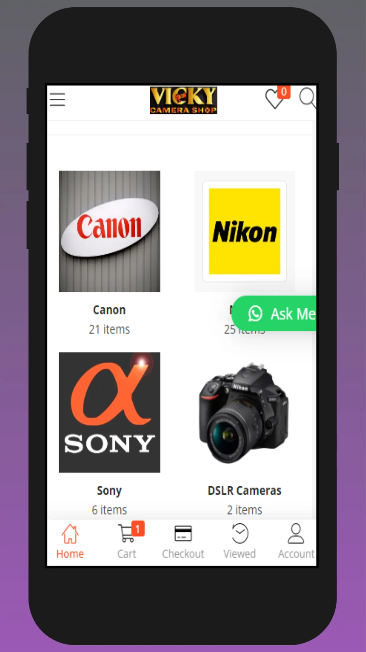 Vicky Camera Shop | Indus Appstore | Screenshot