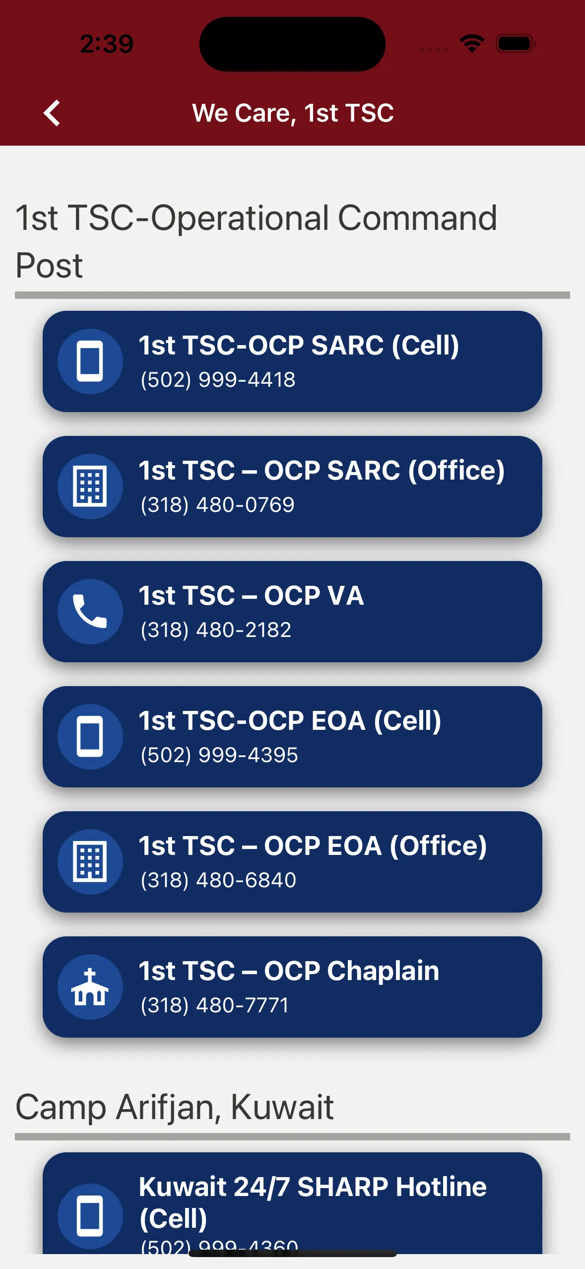 WeCare, 1st TSC | Indus Appstore | Screenshot