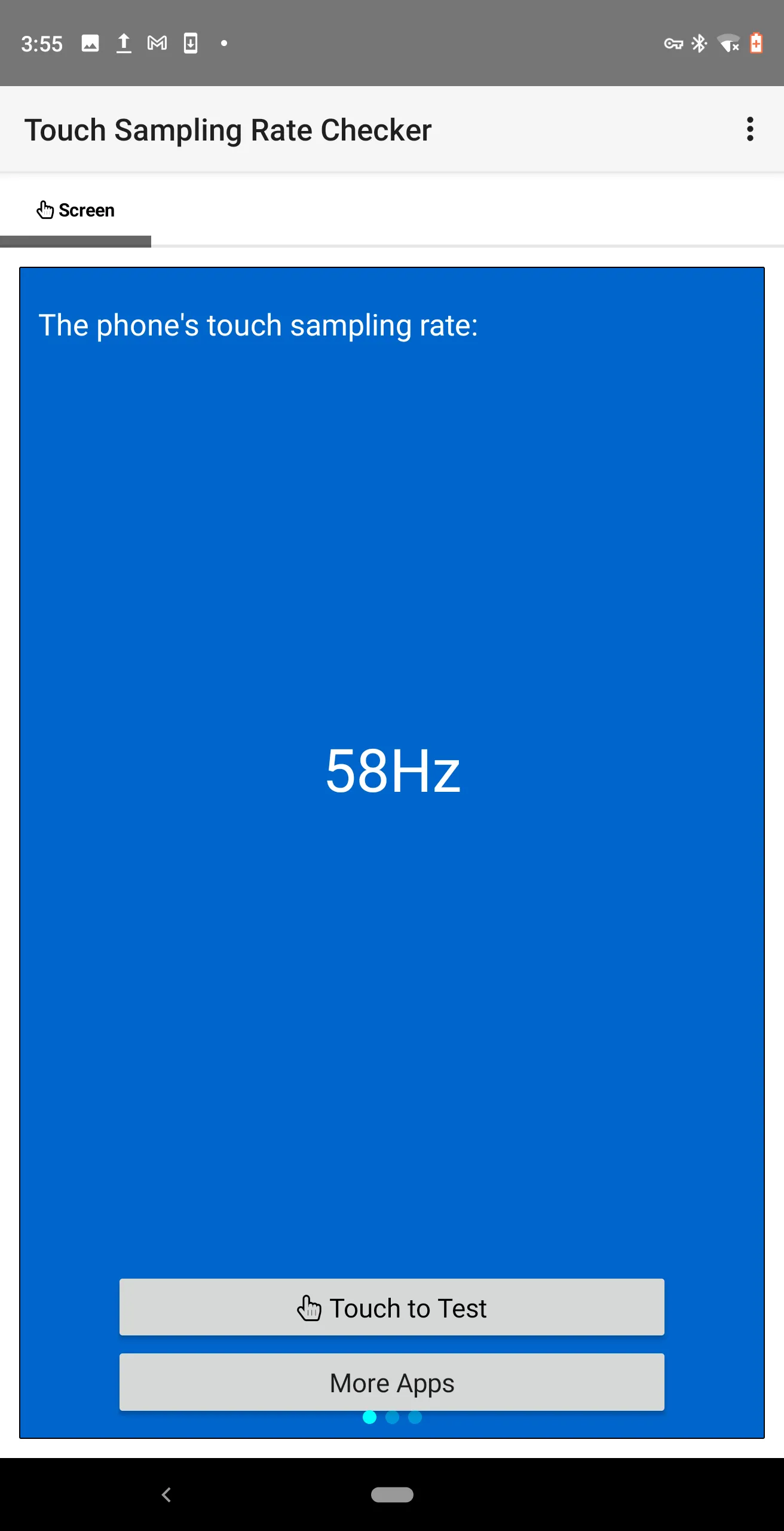 Touch Sampling Rate Checker | Indus Appstore | Screenshot