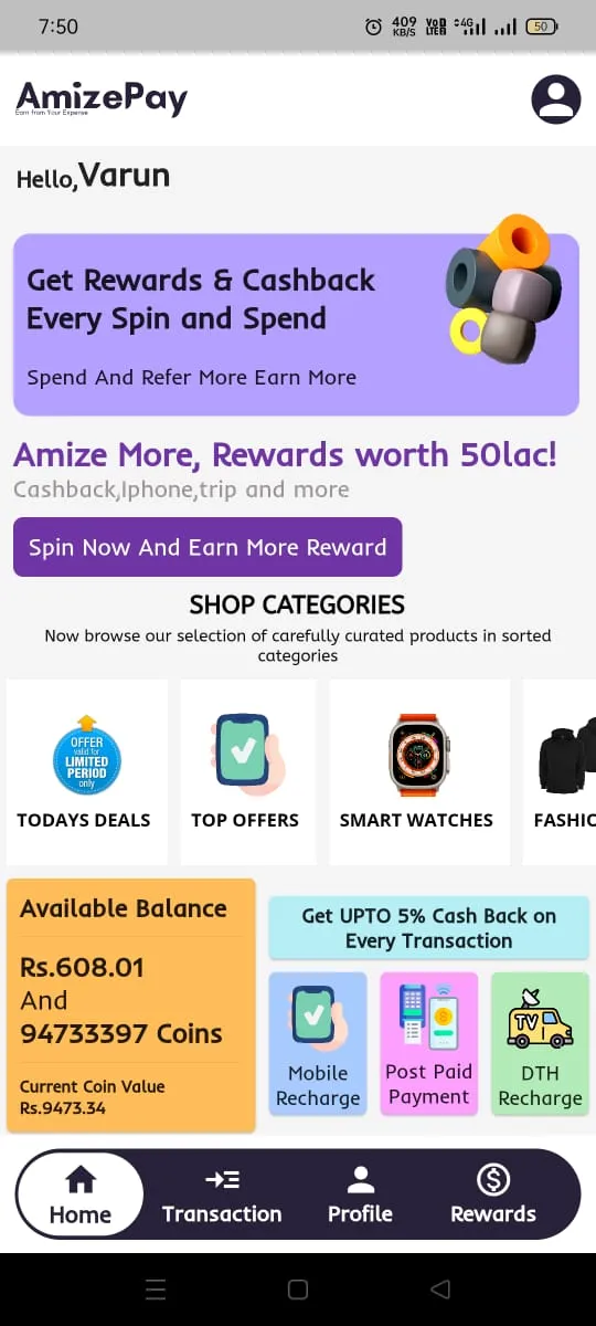 AmizePay | Indus Appstore | Screenshot