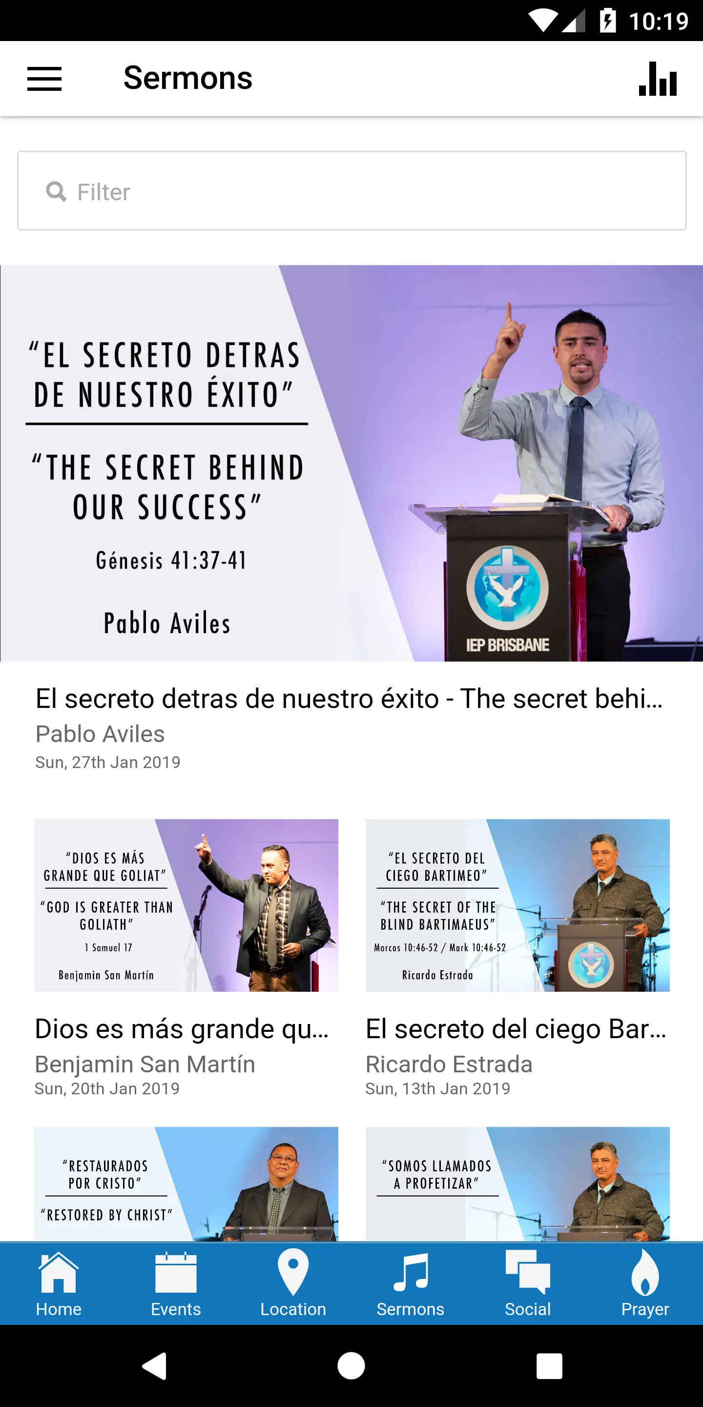 Iglesia Hispana de Brisbane | Indus Appstore | Screenshot