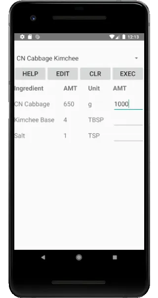 Change Recipe Amount | Indus Appstore | Screenshot