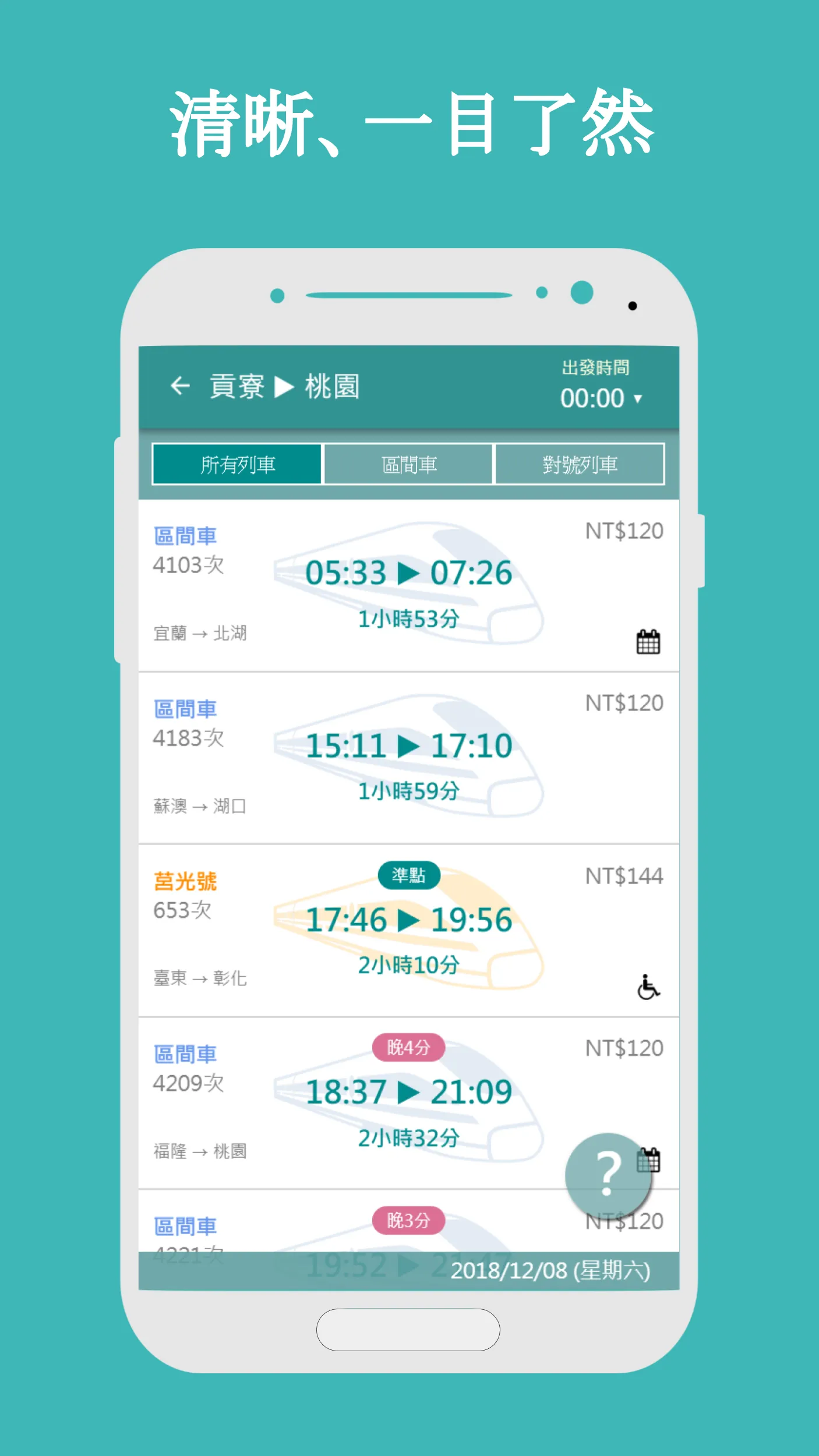 台鐵一點通 | Indus Appstore | Screenshot