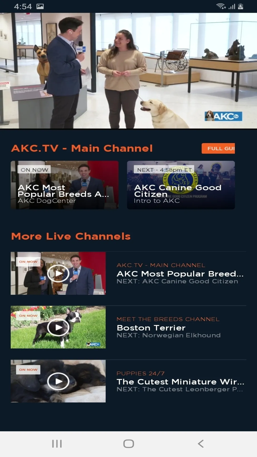 AKC.TV | Indus Appstore | Screenshot