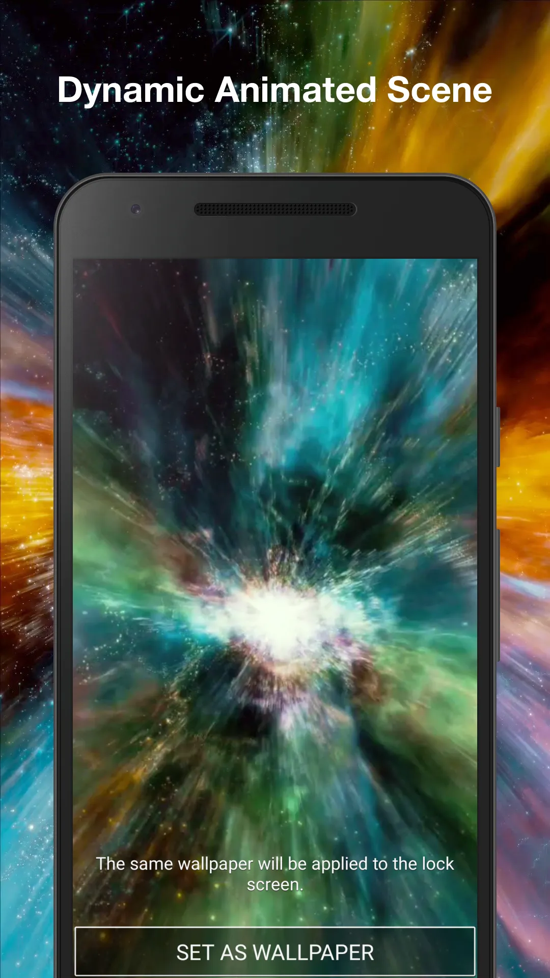 Galaxy Space Live Wallpaper | Indus Appstore | Screenshot