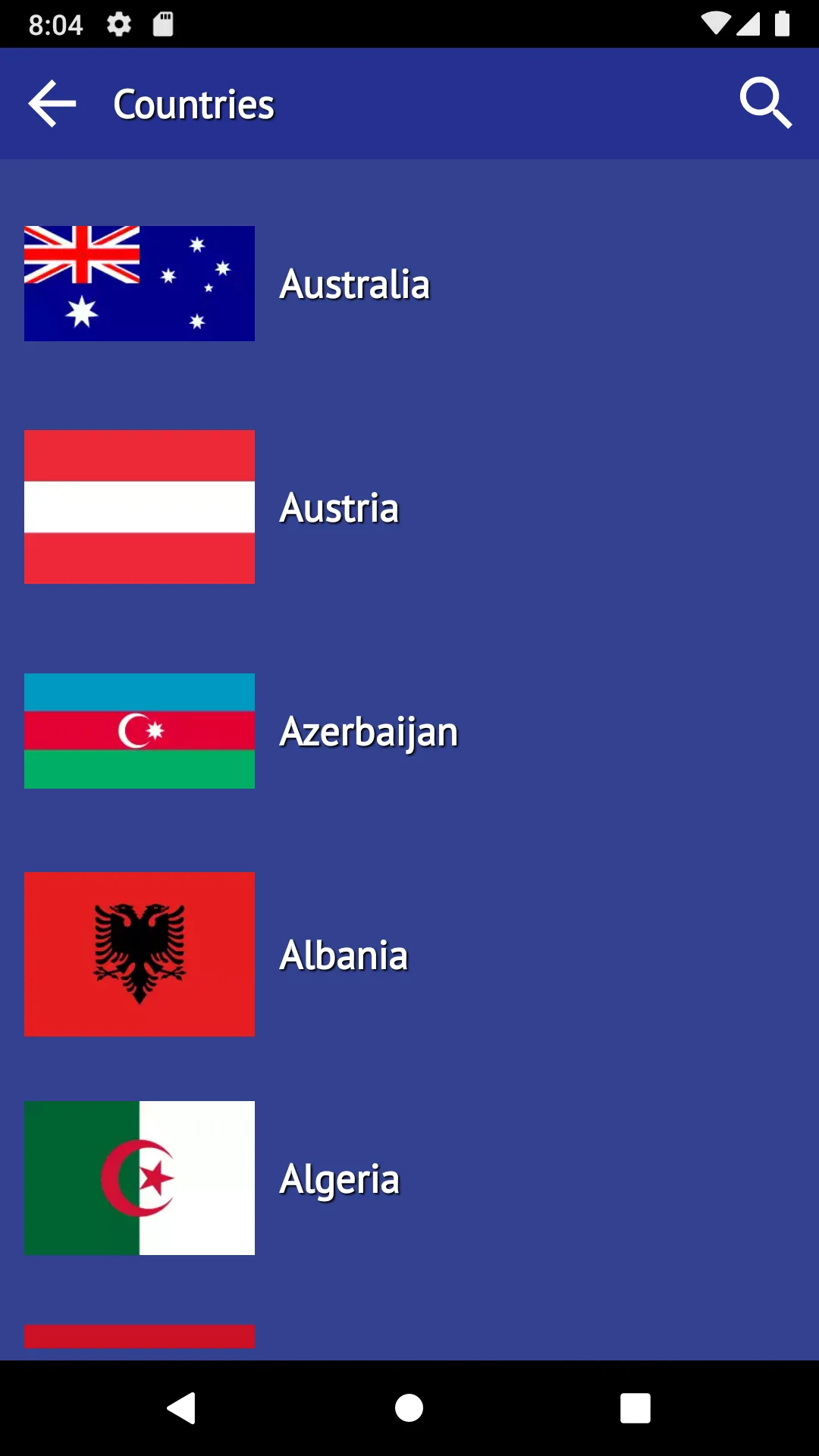 Countries of the World - quiz | Indus Appstore | Screenshot