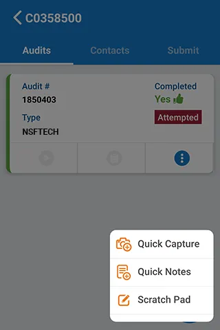 NSF Mobile Audit | Indus Appstore | Screenshot