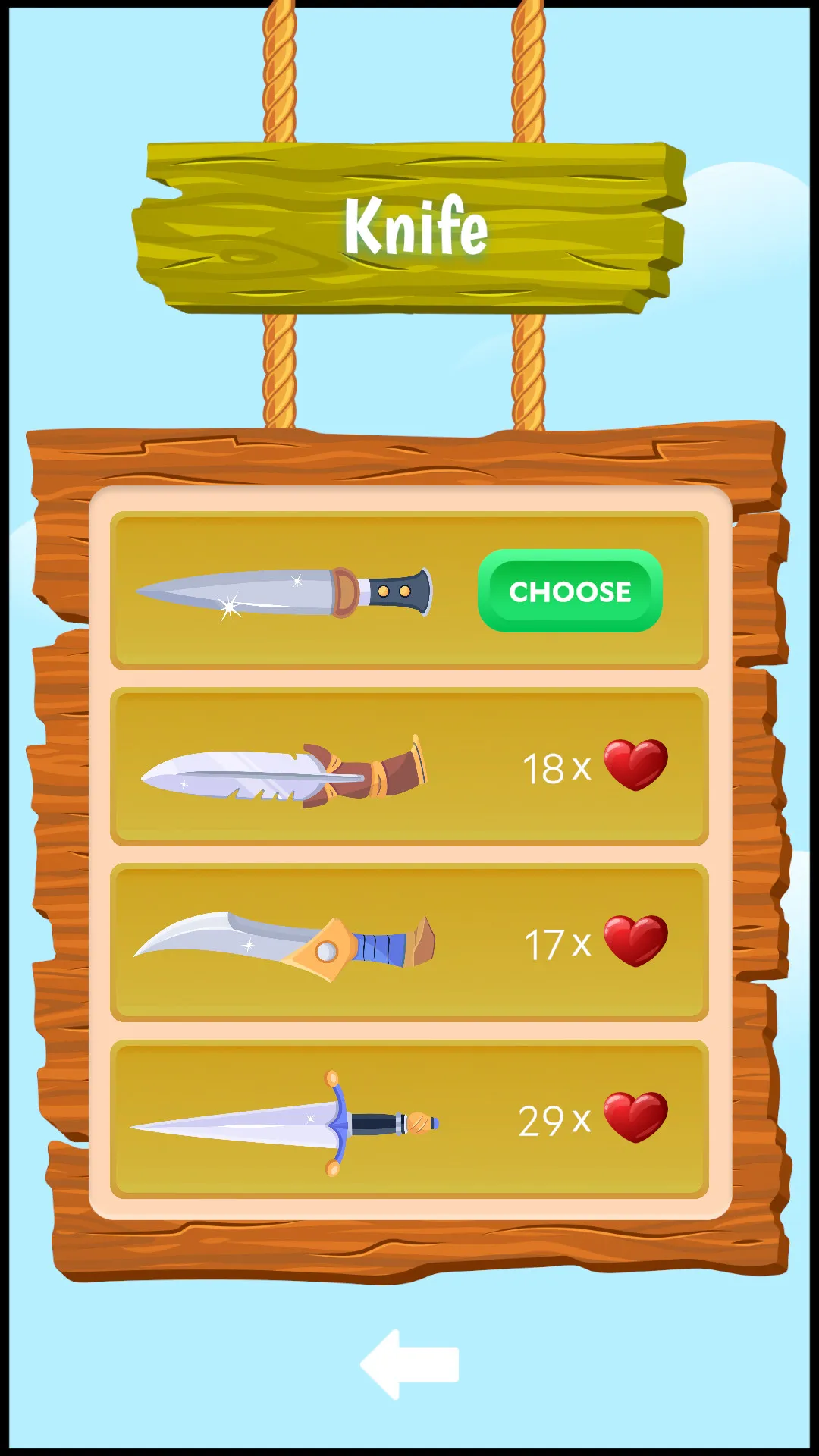 Flikp The Knife | Indus Appstore | Screenshot