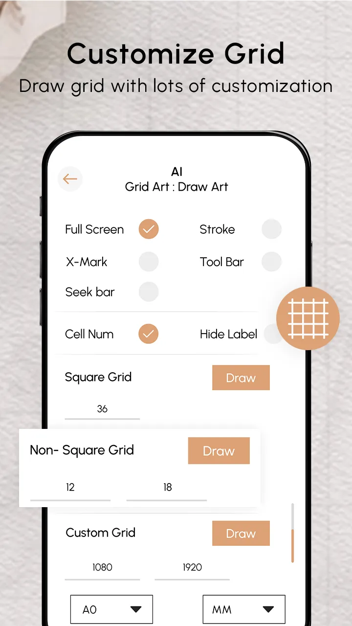 AI Grid Art : Draw Art | Indus Appstore | Screenshot