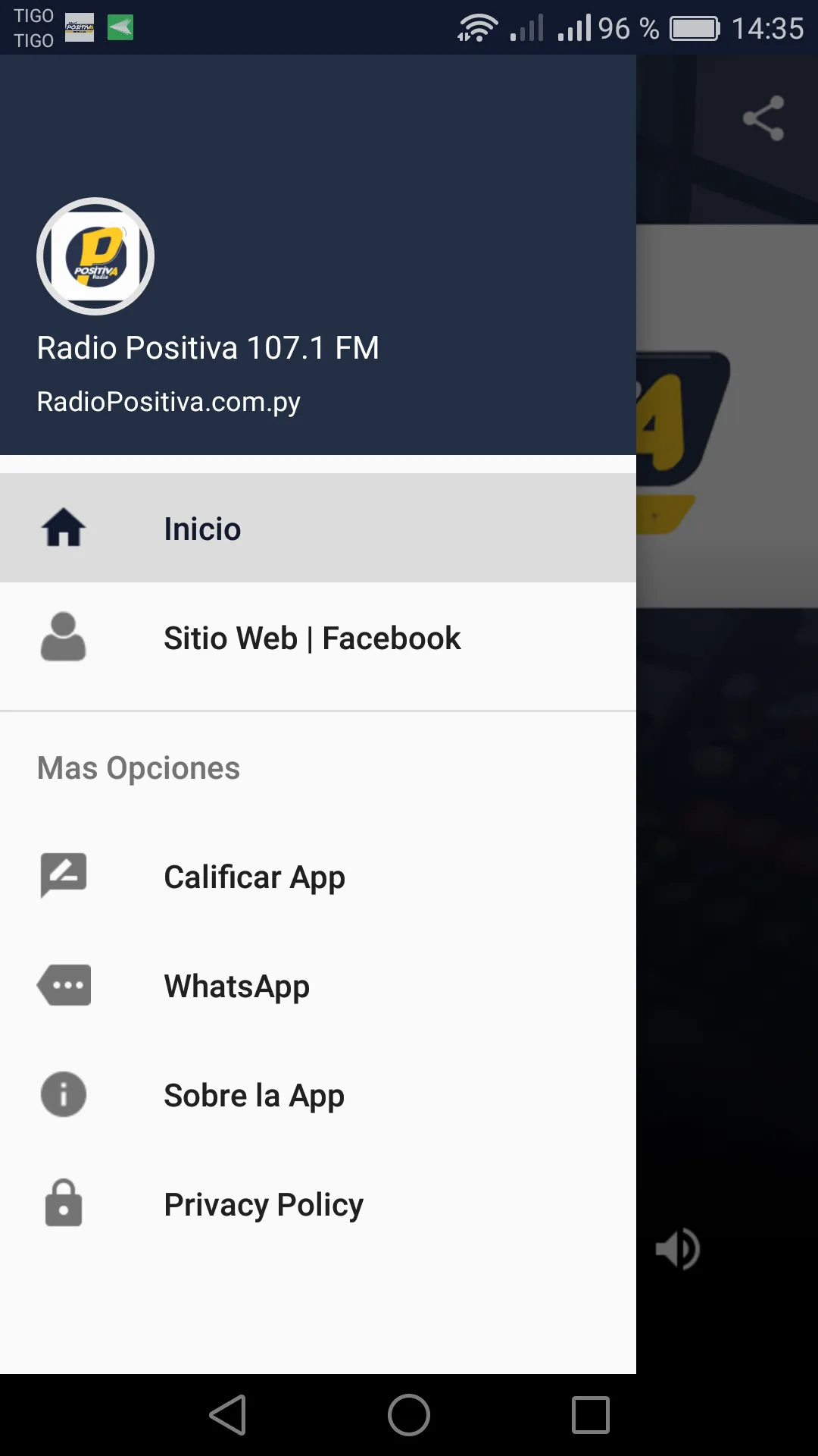 Radio Positiva 107.1 FM | Indus Appstore | Screenshot