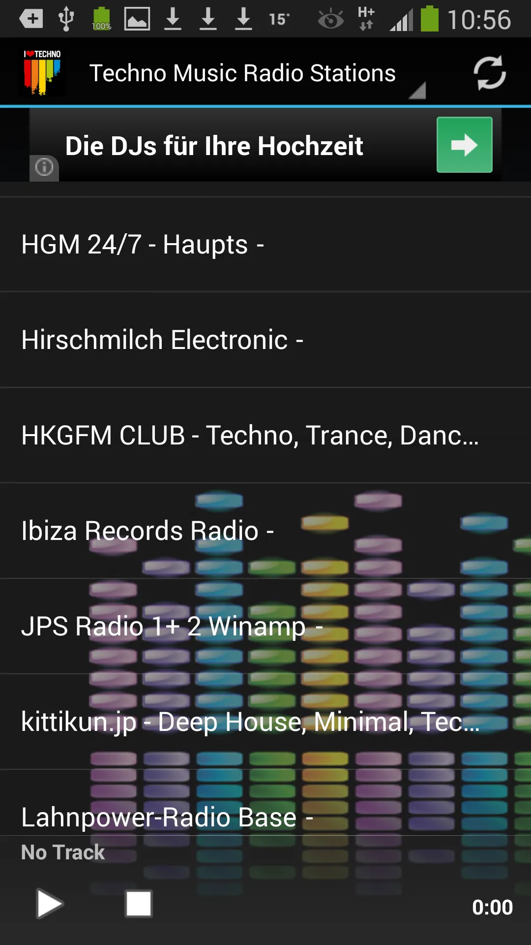 Techno Music Radio Stations | Indus Appstore | Screenshot