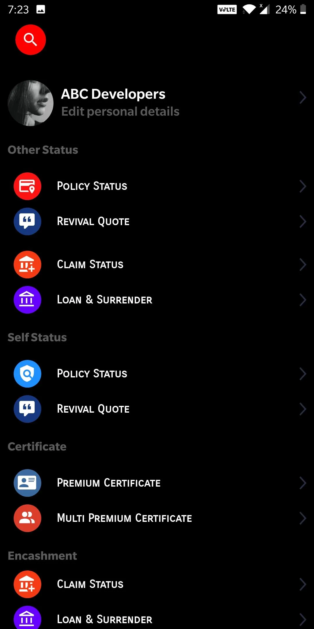 Policy Tracker For Android | Indus Appstore | Screenshot