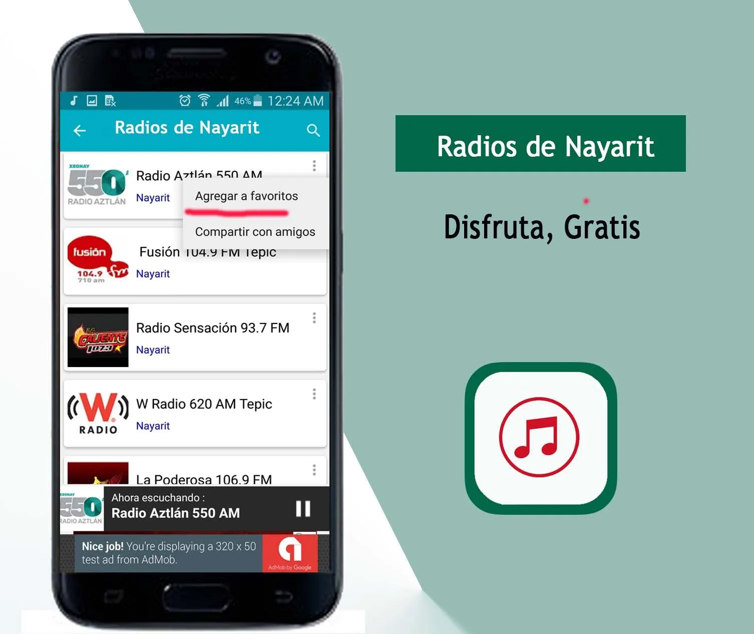 Radios de Nayarit | Indus Appstore | Screenshot