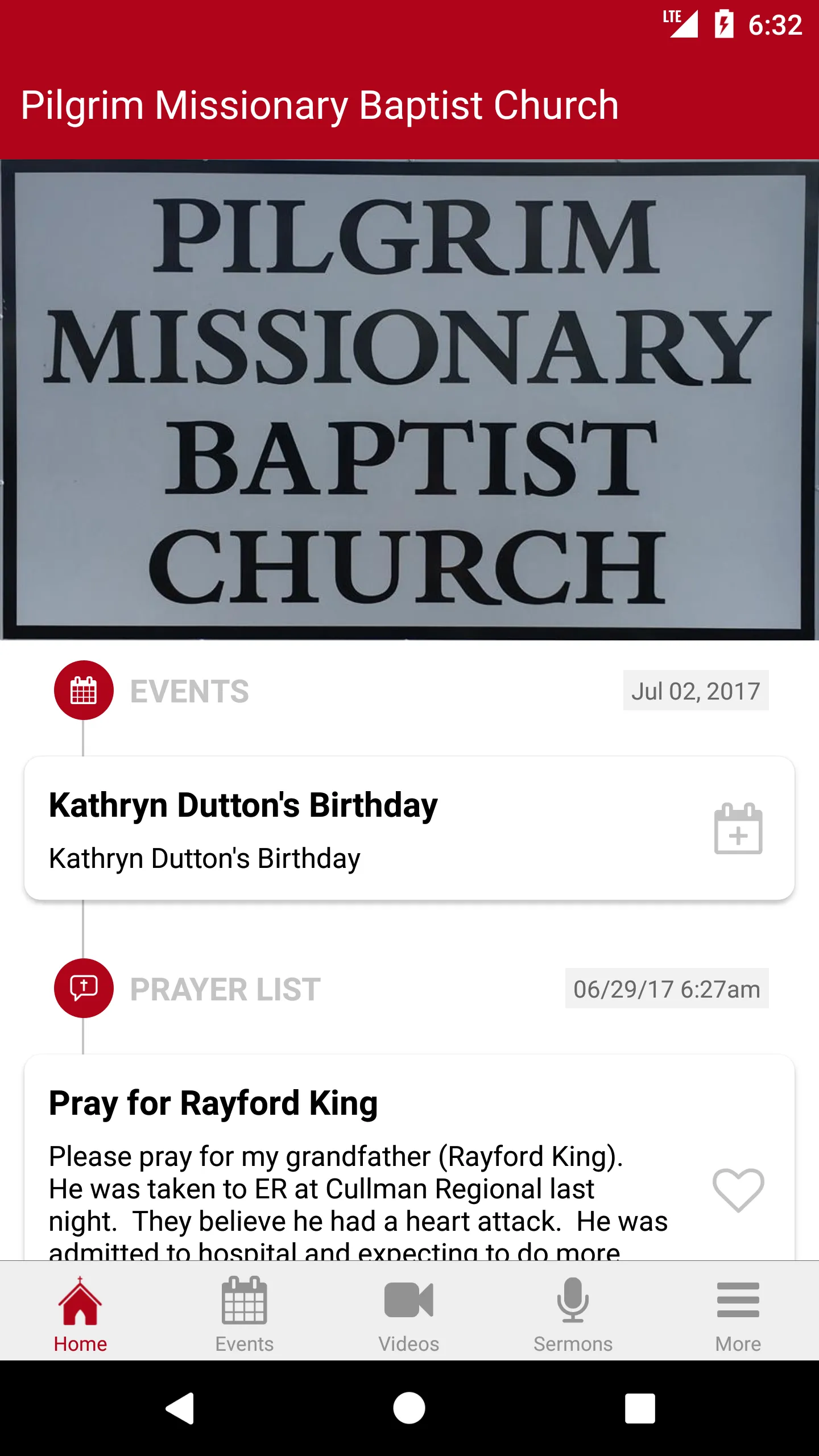 Pilgrim Baptist Church | Indus Appstore | Screenshot