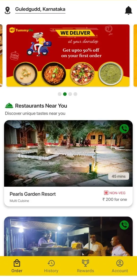 TummyPe - Food Delivery | Indus Appstore | Screenshot