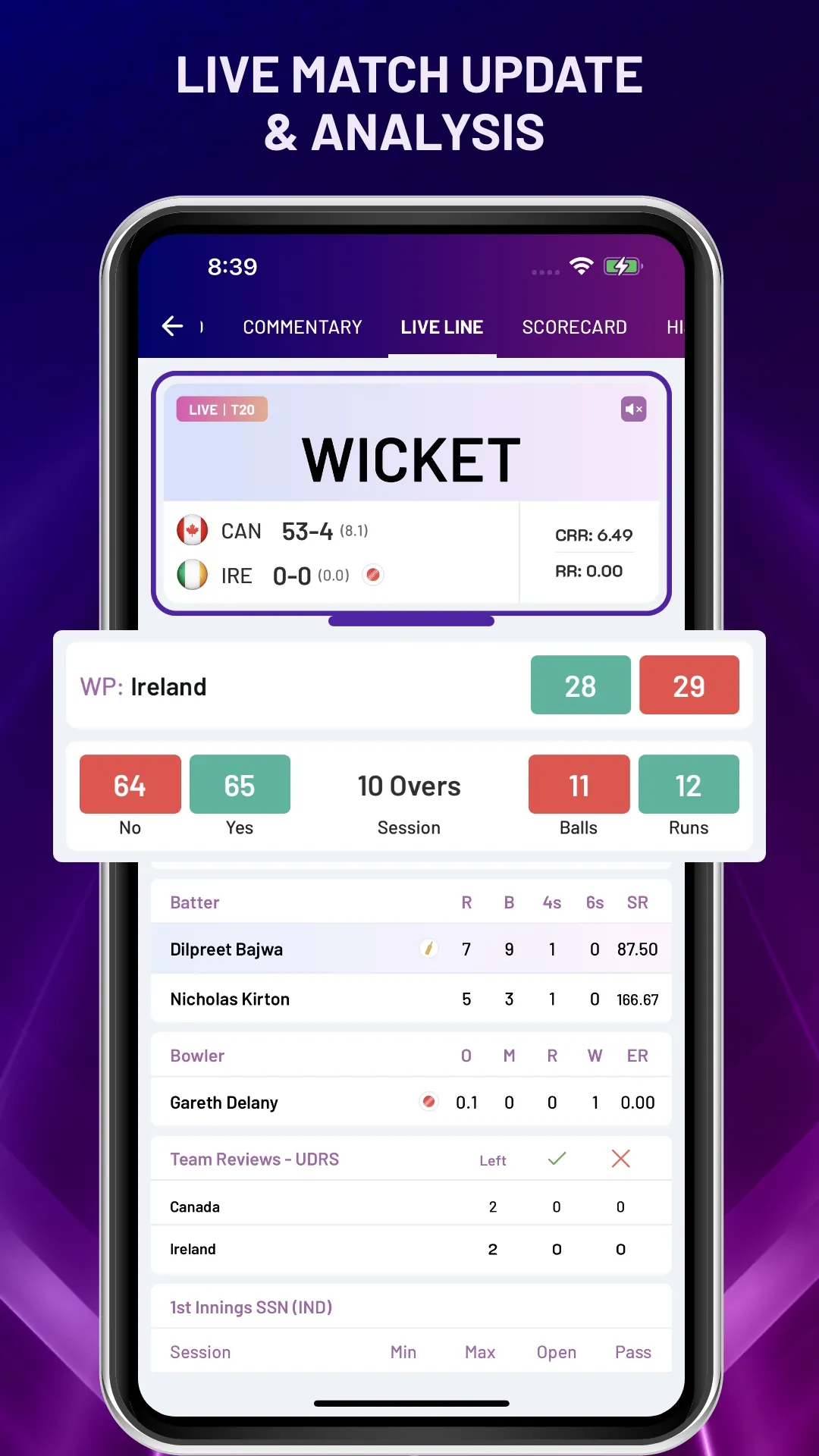 Diamond Exchange Cricket Line | Indus Appstore | Screenshot