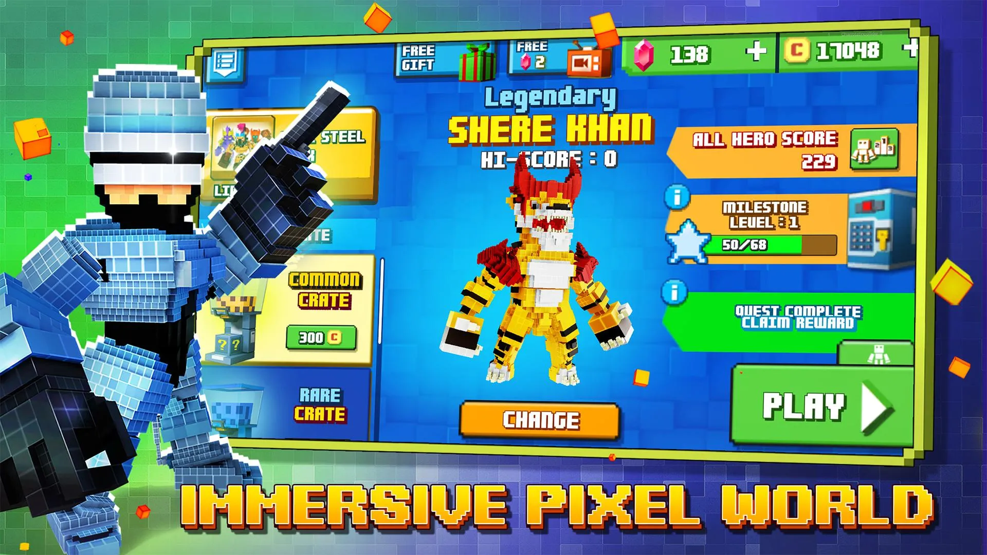 Super Pixel Heroes | Indus Appstore | Screenshot