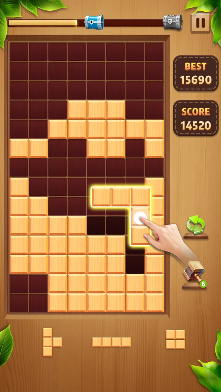 Wood Block Classic | Indus Appstore | Screenshot