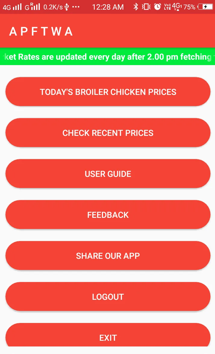 APFTWA(Daily Chicken Rates) | Indus Appstore | Screenshot