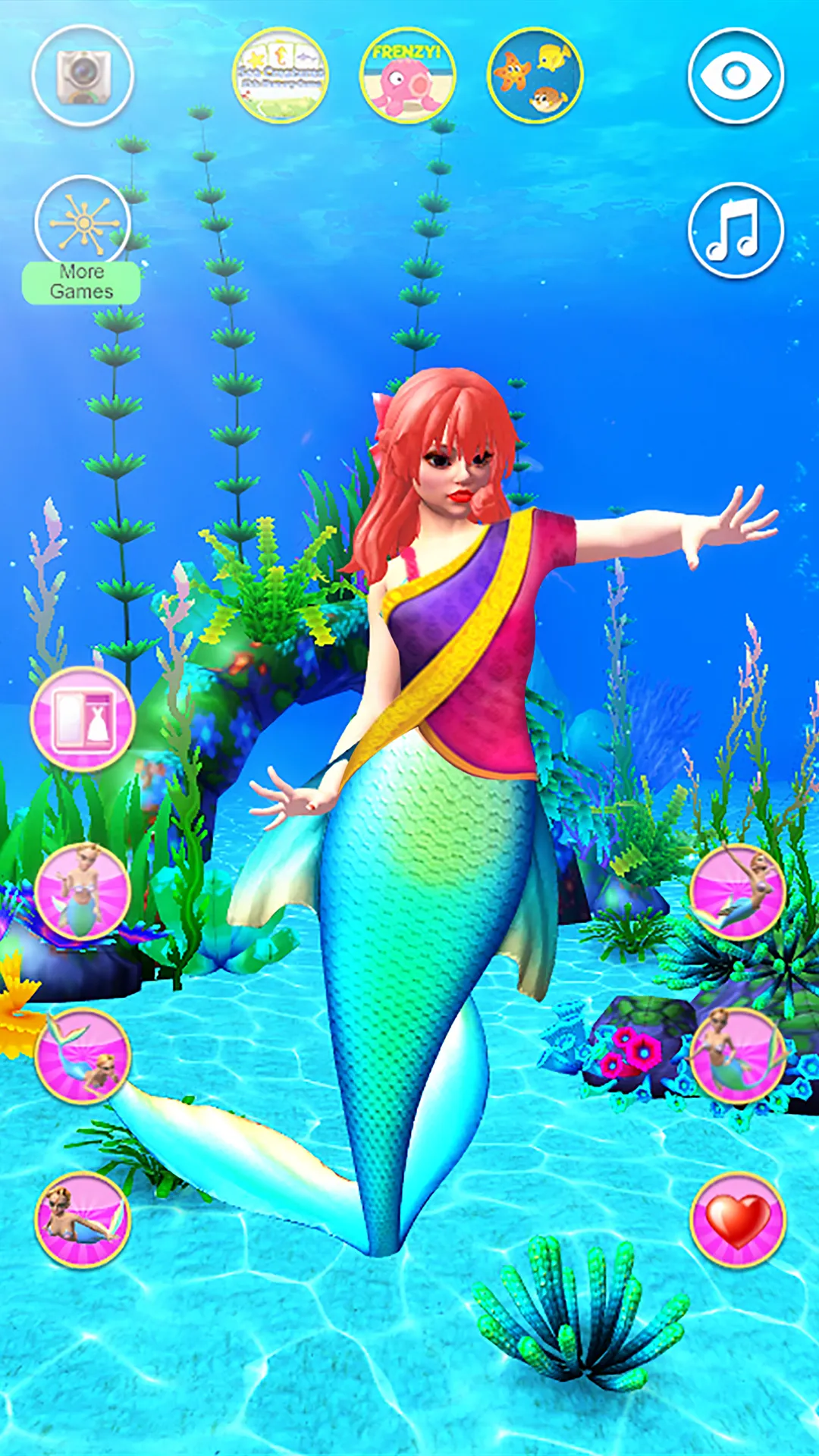 Talking Mermaid | Indus Appstore | Screenshot