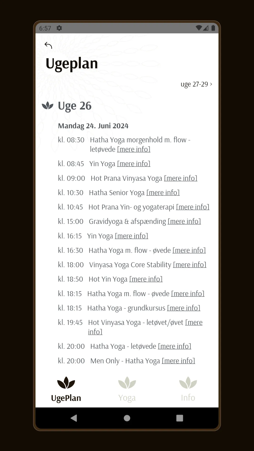 Nordisk Yoga | Indus Appstore | Screenshot