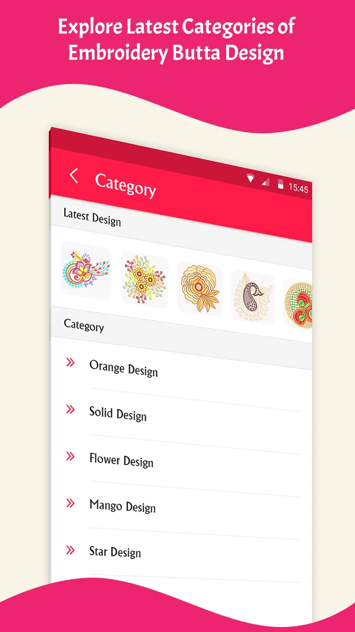 Embroidery Butta Design | Indus Appstore | Screenshot