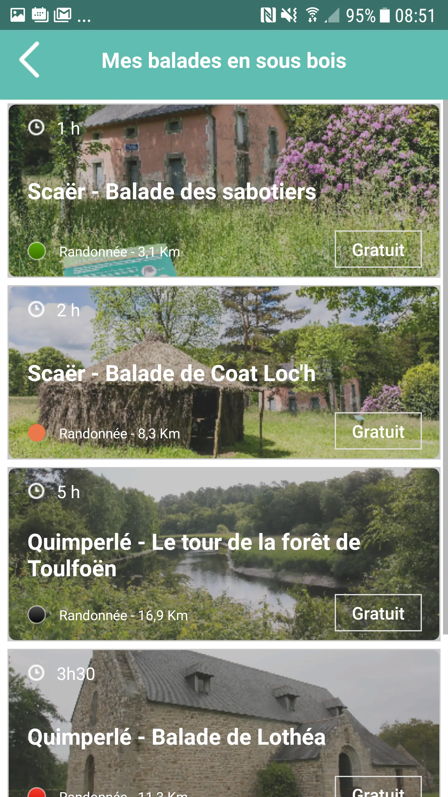 Rando Bretagne Sud | Indus Appstore | Screenshot