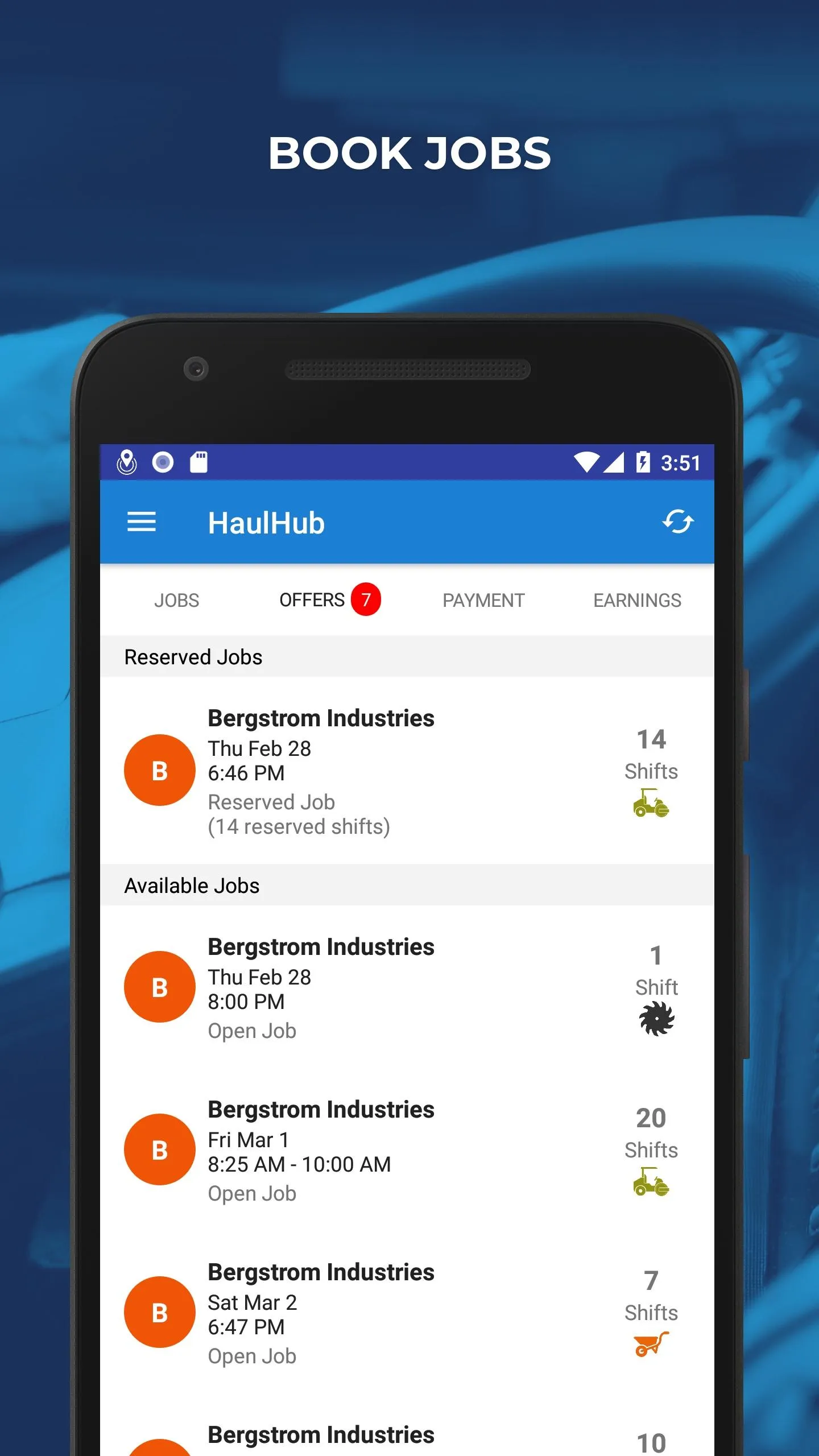 HaulHub Carrier | Indus Appstore | Screenshot