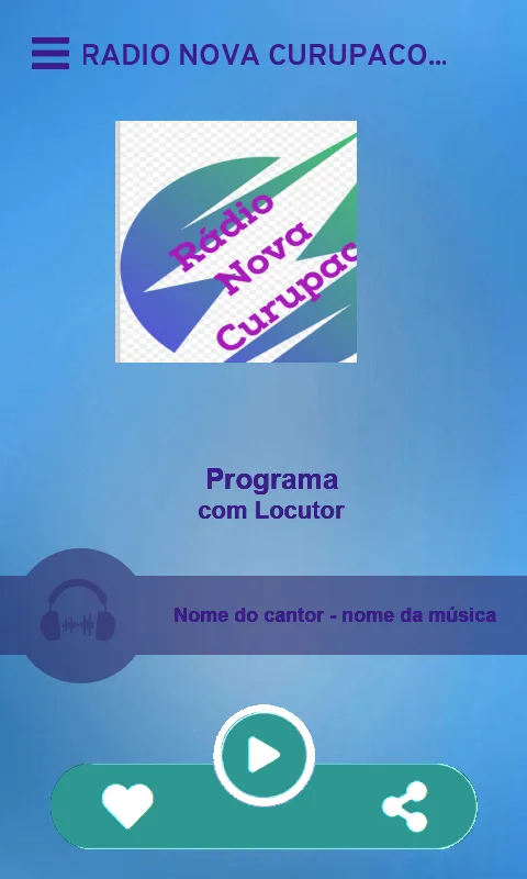 Nova Curupaco Web Radio | Indus Appstore | Screenshot