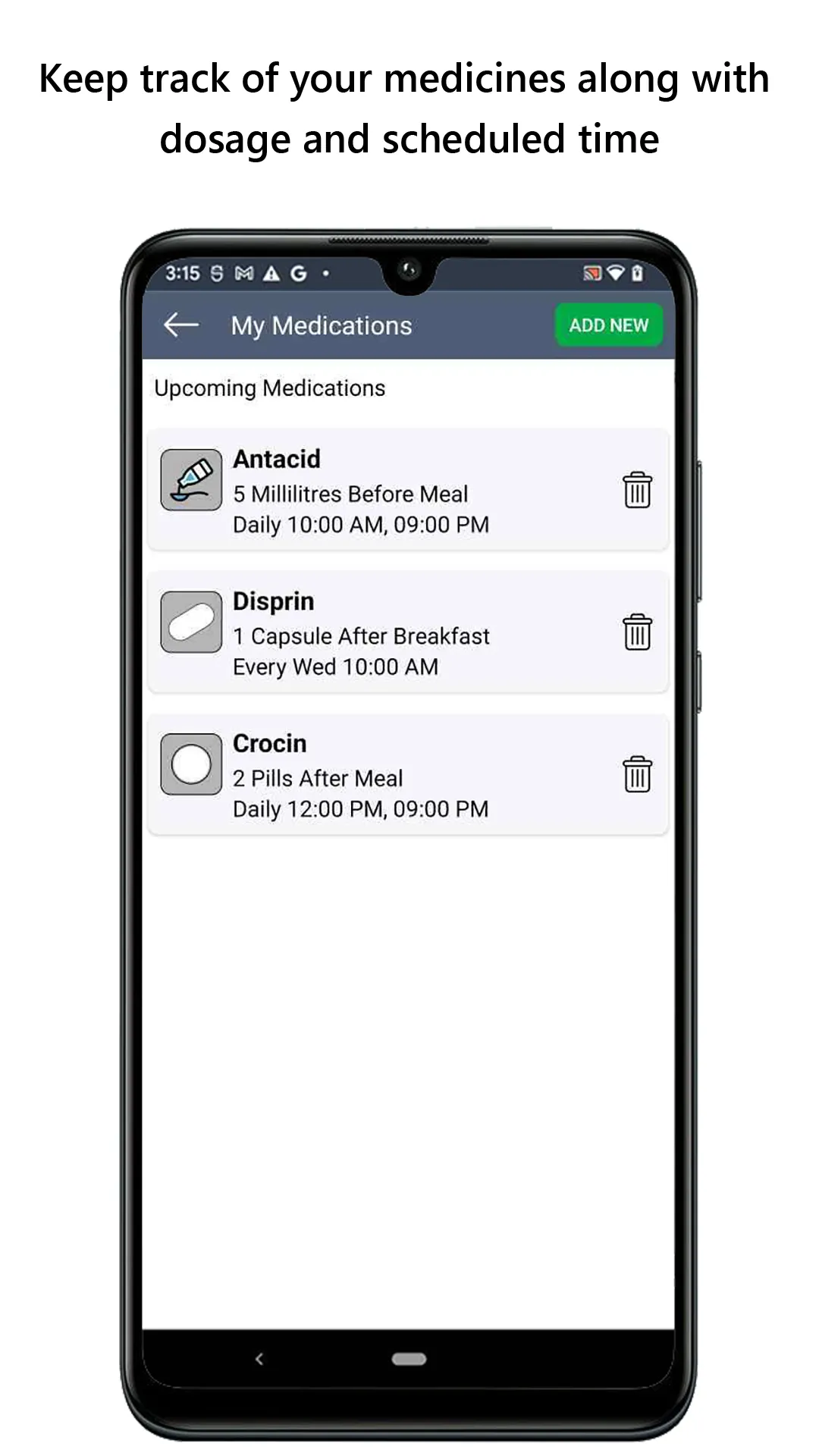 Medical Reminder | Indus Appstore | Screenshot