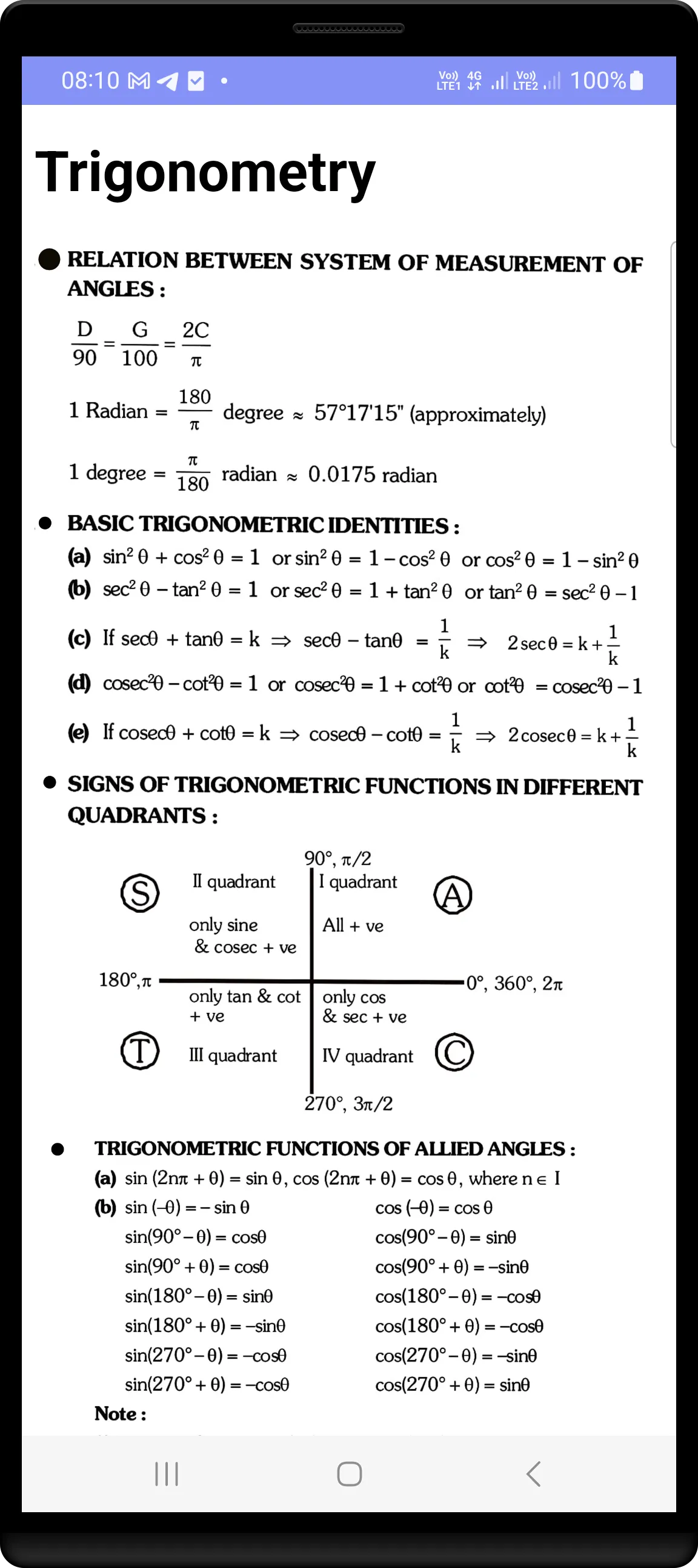 All Maths Formulas | Indus Appstore | Screenshot