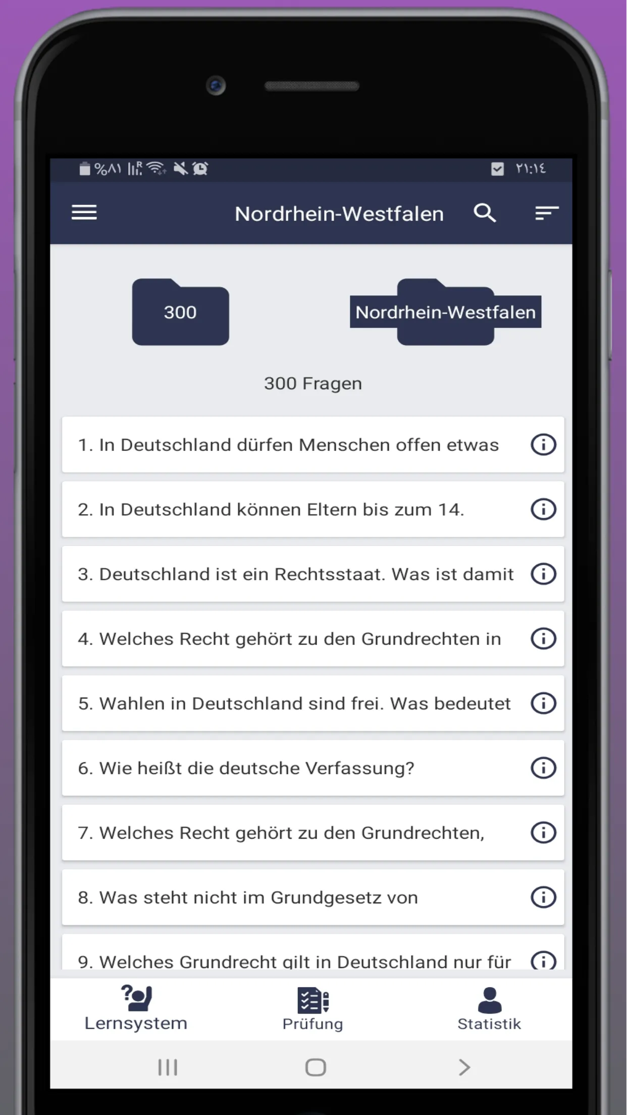 leben in Deutschland test 2022 | Indus Appstore | Screenshot