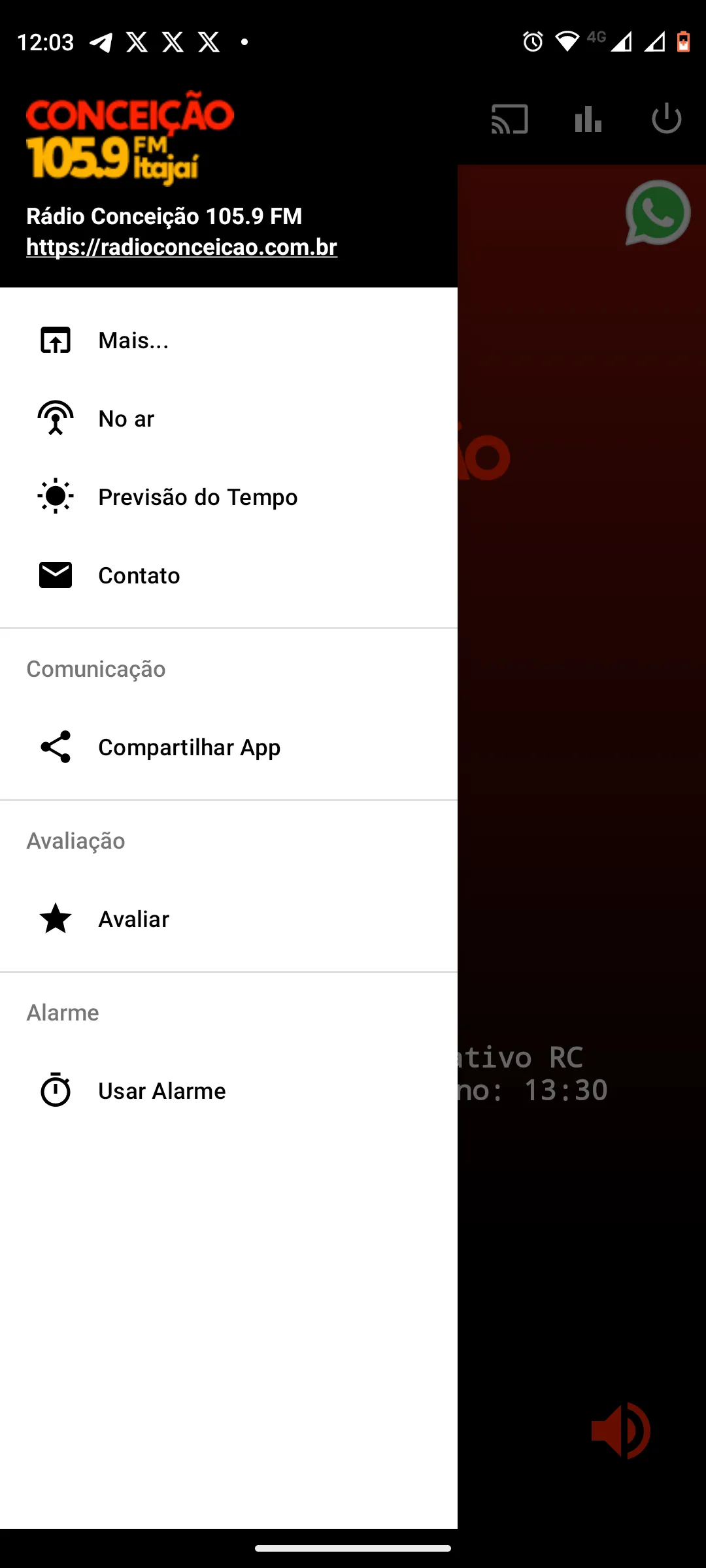 Rádio Conceição 105.9 FM | Indus Appstore | Screenshot