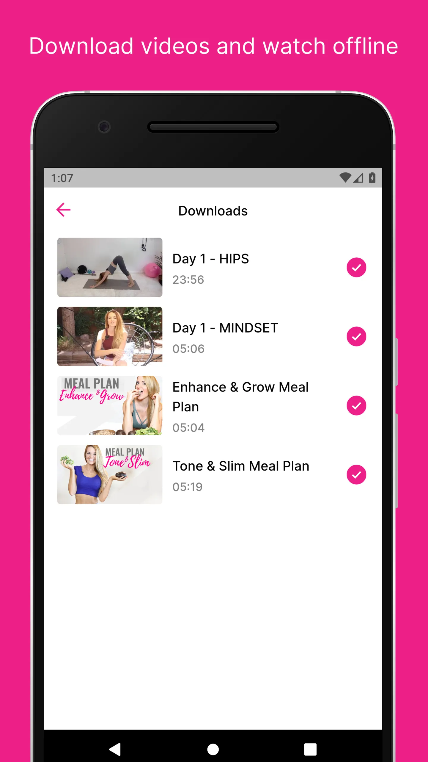 Booty Bands & Barbells App | Indus Appstore | Screenshot