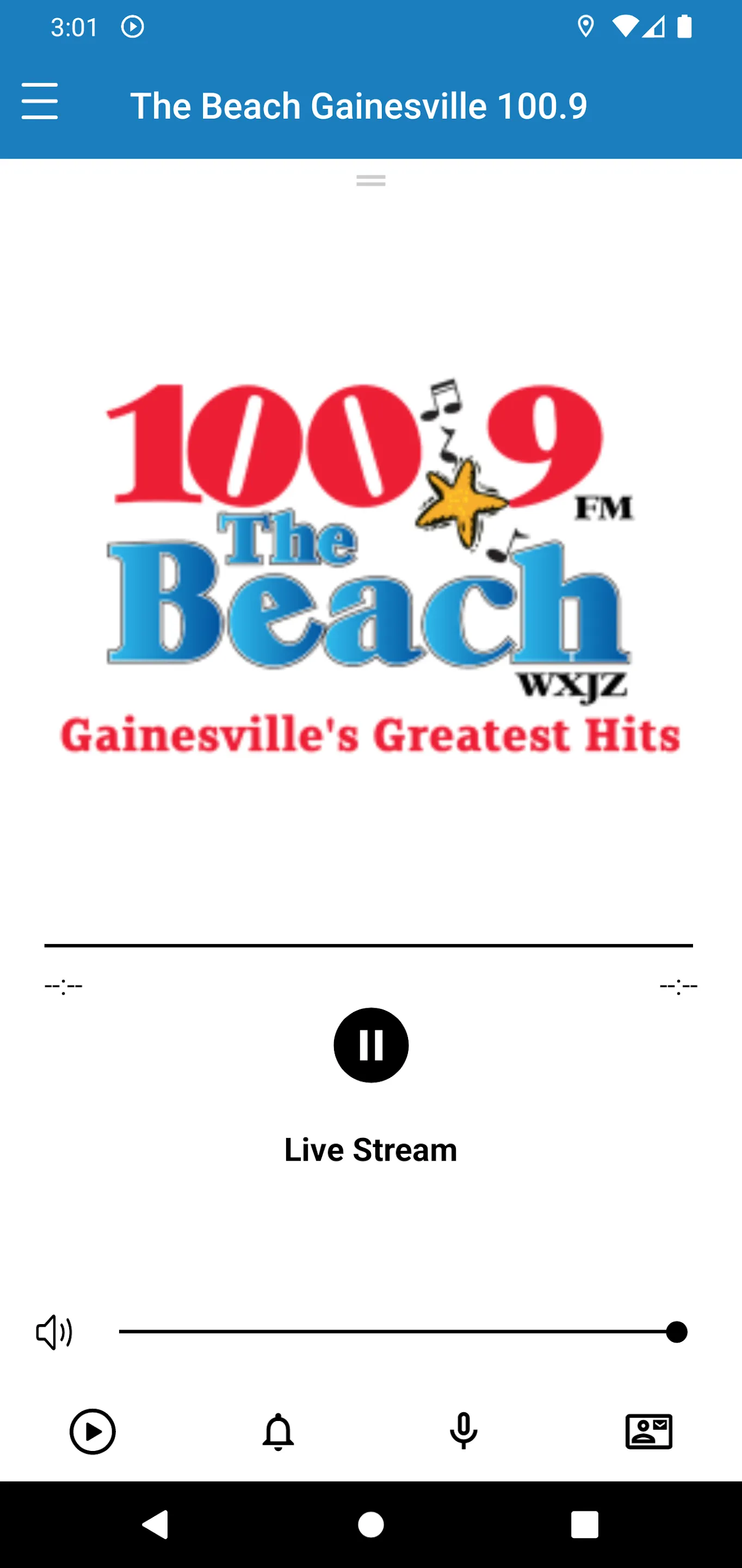 The Beach Gainesville 100.9 | Indus Appstore | Screenshot